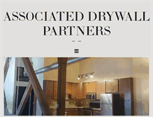 Tablet Screenshot of drywallpartners.com